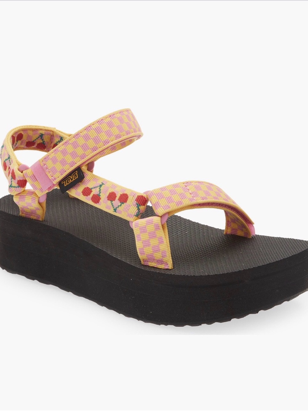 Teva picnic cherries flat form